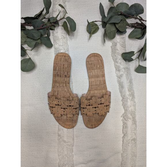 Kate Spade Natural Daisy Field Sandals - Picture 1 of 4